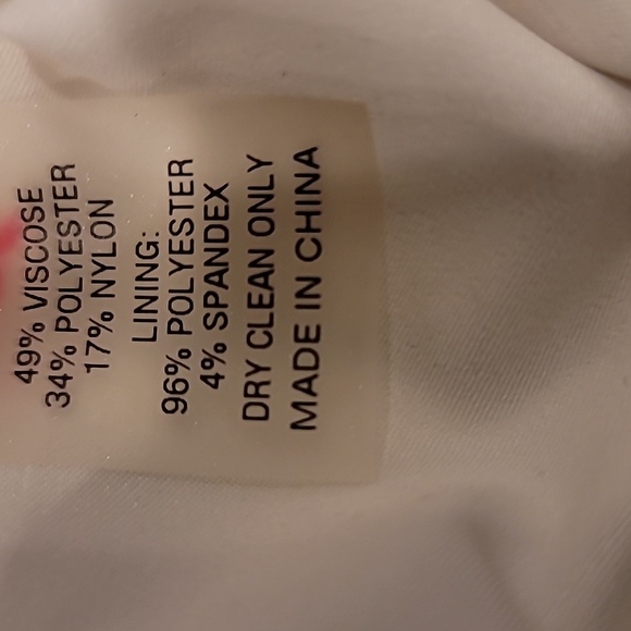 Alexis black and white evening gown size large - Picture 5 of 5